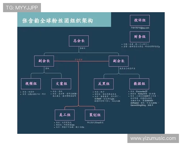 体育旅游市场中明星粉丝团的组织架构